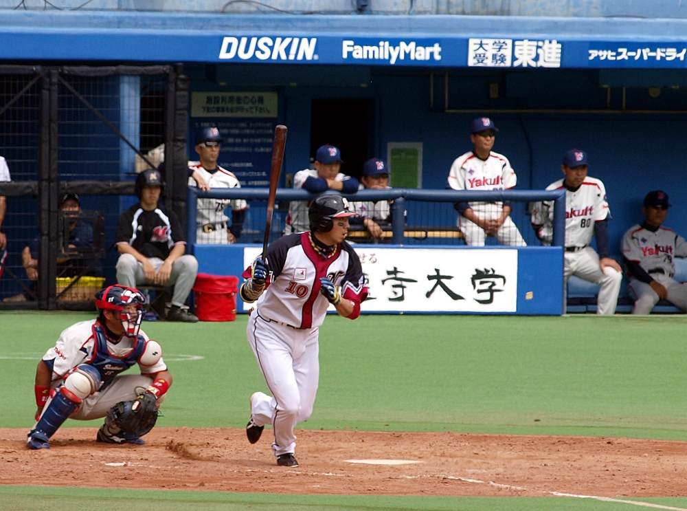 531_ohmtasu Ohmatsu singles to score Saburo