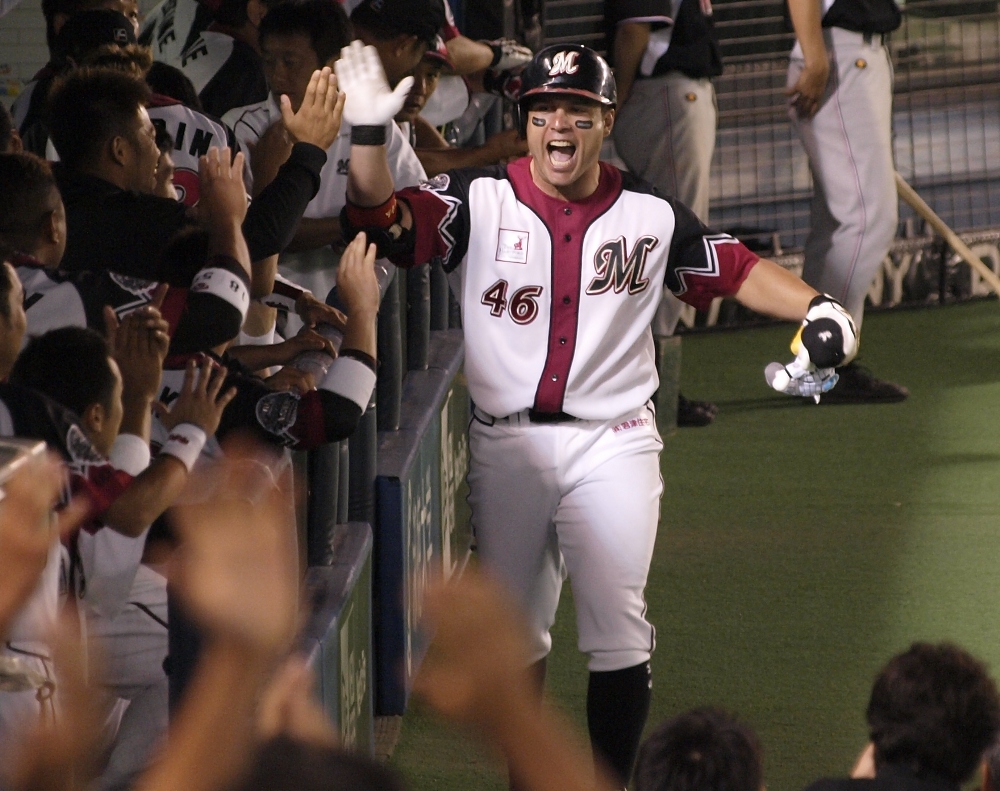 Burnham Jr fires up the team and the fans after his 8th inning blast